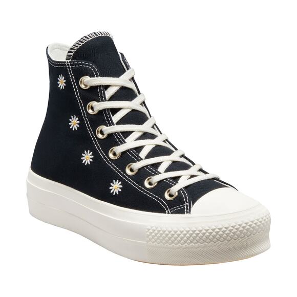 Converse Chuck Taylor All Star Festival Smoothie Sneakers Platform High Black 5 - Picture 1 of 7
